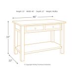 Tyler Creek Sofa/Console Table Sofa Tables Ashley Furniture 33