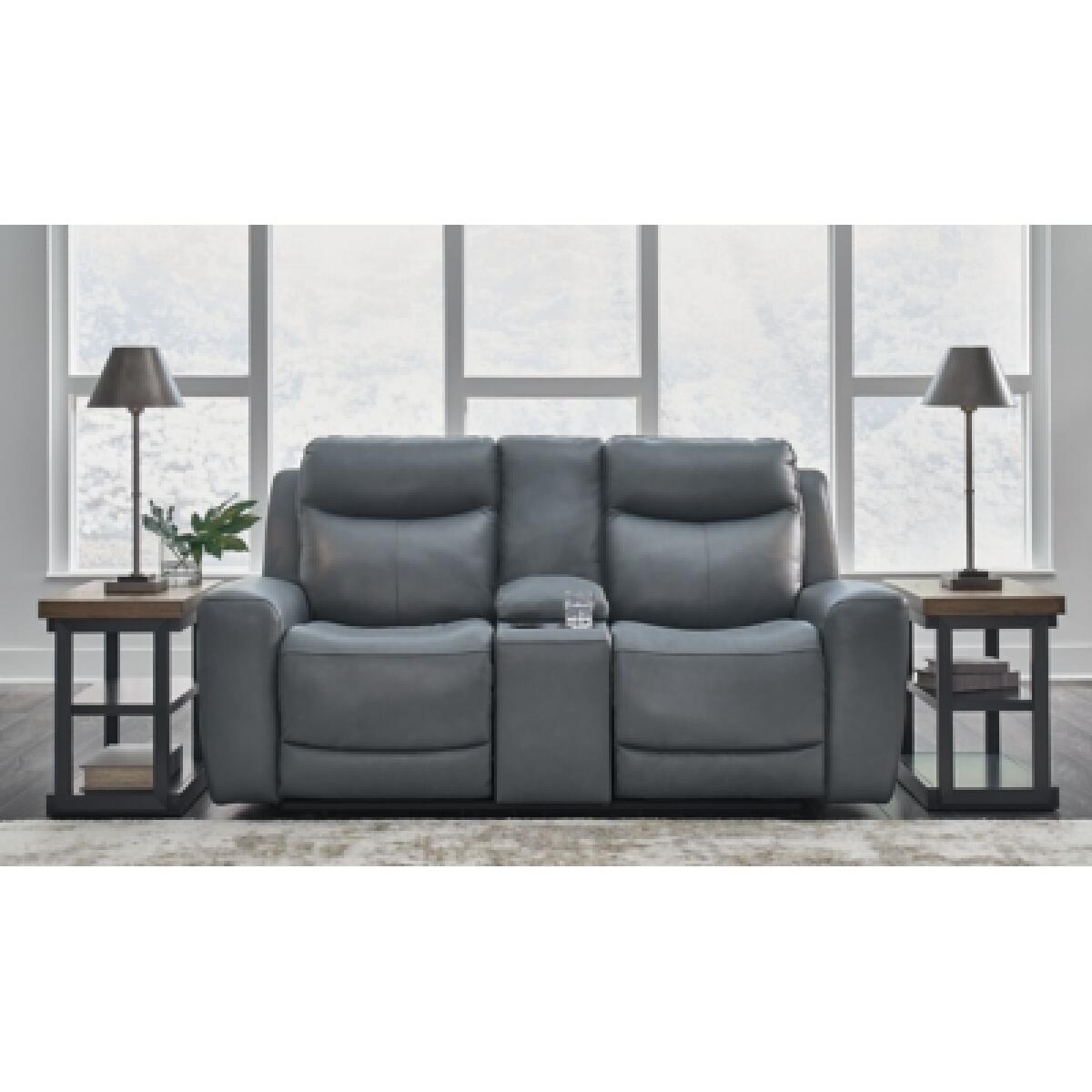 Mindanao Power Reclining Loveseat with Console Loveseats Ashley Furniture 17