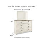 Willowton Dresser and Mirror Dressers Ashley Furniture 14
