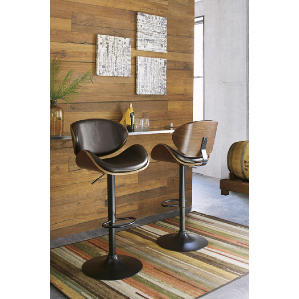 Bellatier Adjustable Height Bar Stool Barstools Ashley Furniture 15