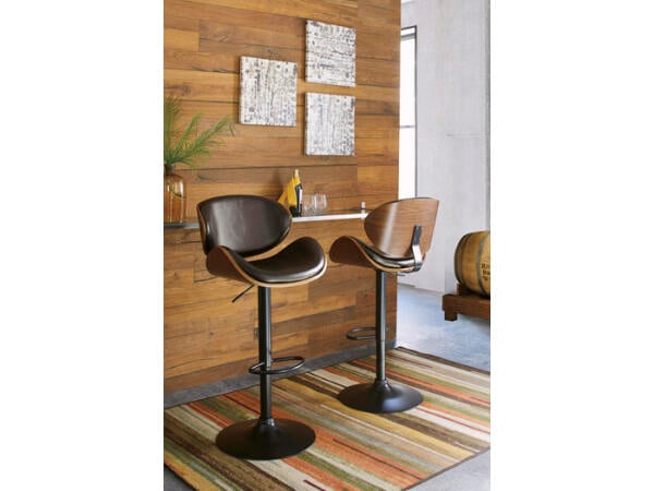 Bellatier Adjustable Height Bar Stool Barstools Ashley Furniture