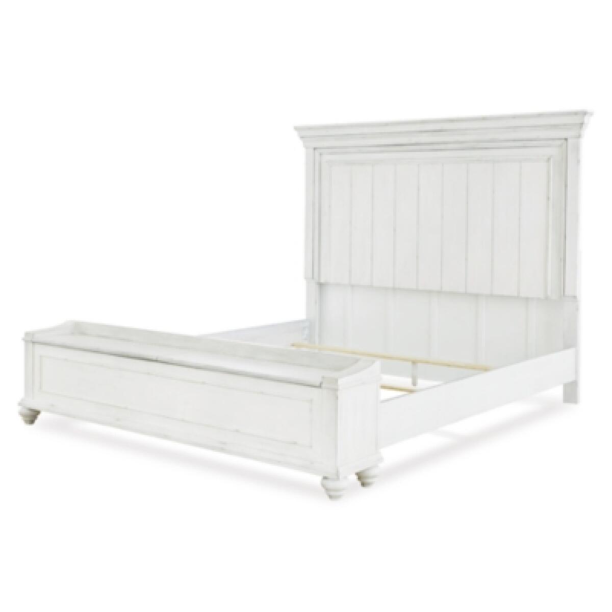 Kanwyn King Panel Bed with Storage Bench Beds Ashley Furniture 21