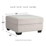 Dellara Ottoman Ottomans & Poufs Ashley Furniture 21