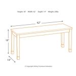 Owingsville Dining Bench Accent Furniture Ashley Furniture 33