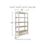 Realyn 75″ Bookcase Bookcases Ashley Furniture 21