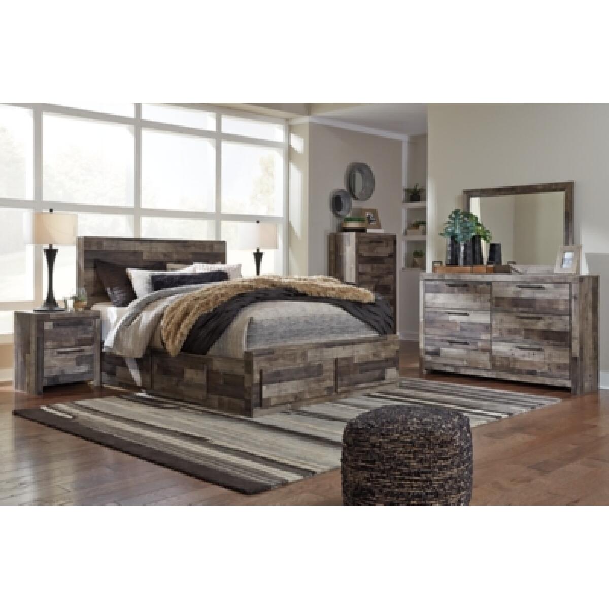 Derekson Queen Panel Bed with 6 Storage Drawers Beds Ashley Furniture 16