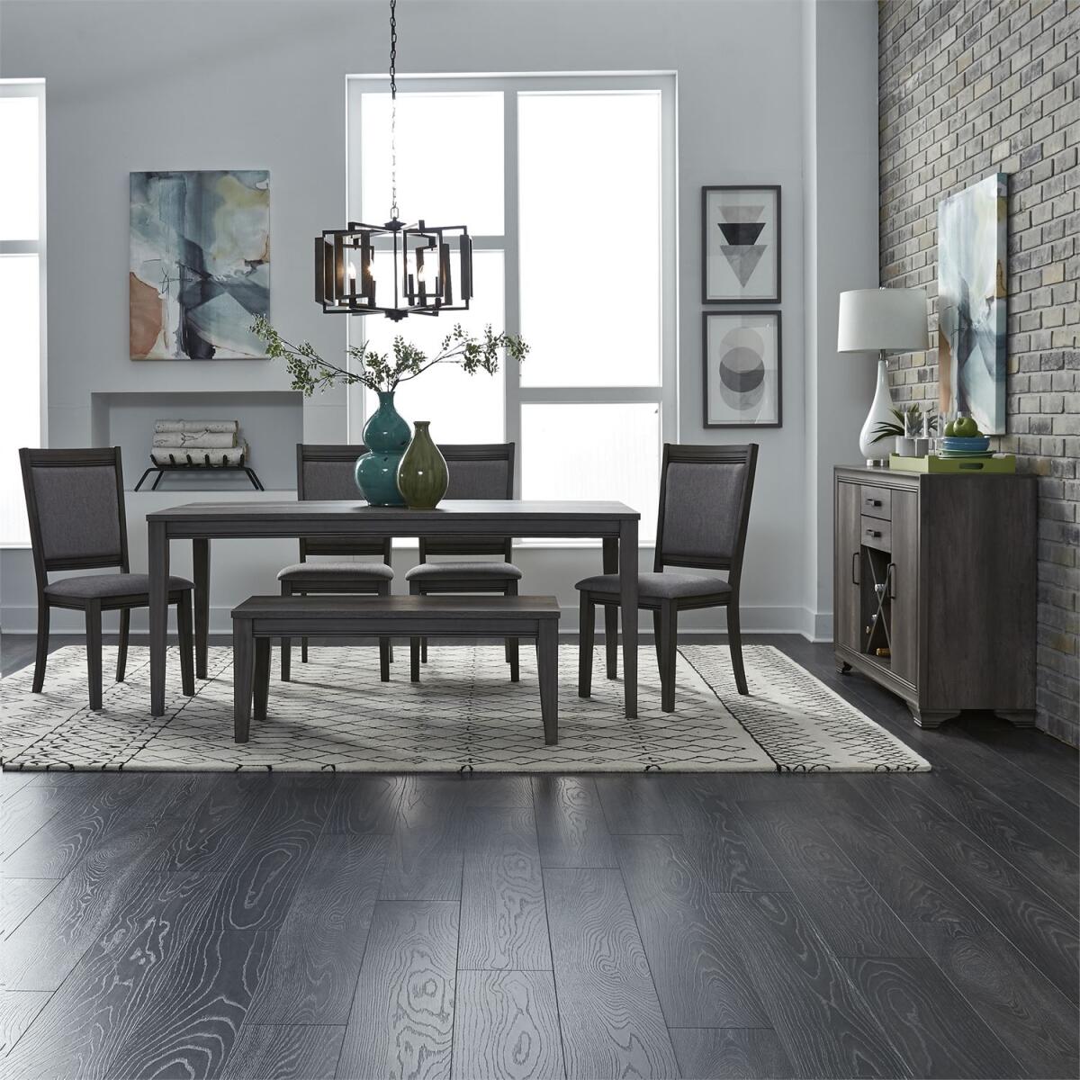 Tanners Creek 6 Piece Rectangular Table Set Dining Sets Liberty Furniture 6