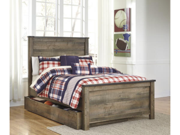 Trinell Full Panel Bed with 1 Large Storage Drawer Beds Ashley Furniture