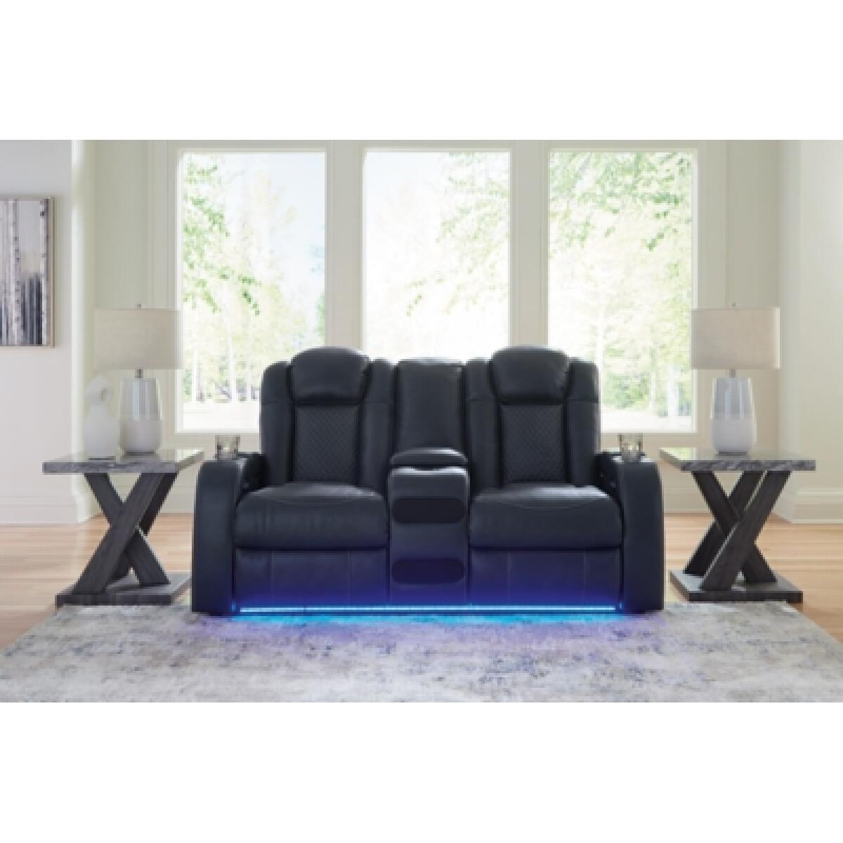 Fyne-Dyme Power Reclining Loveseat with Console Loveseats Ashley Furniture 18