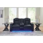 Fyne-Dyme Power Reclining Loveseat with Console Loveseats Ashley Furniture 33