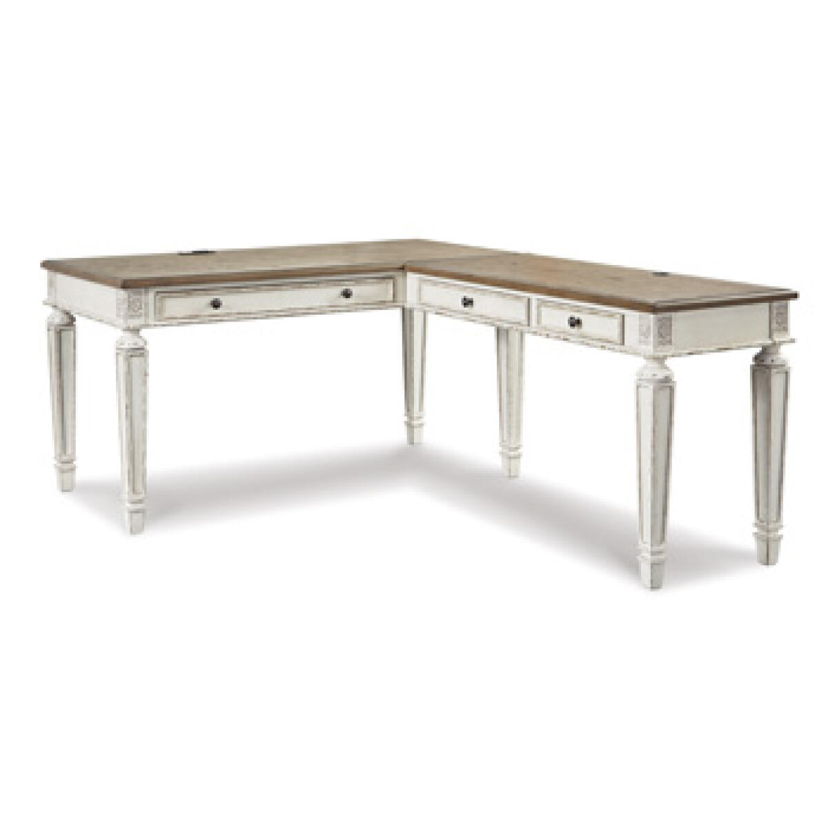 Realyn 2-Piece Home Office Desk Desks Ashley Furniture 17