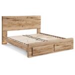 Hyanna King Panel Storage Bed Beds Ashley Furniture 18