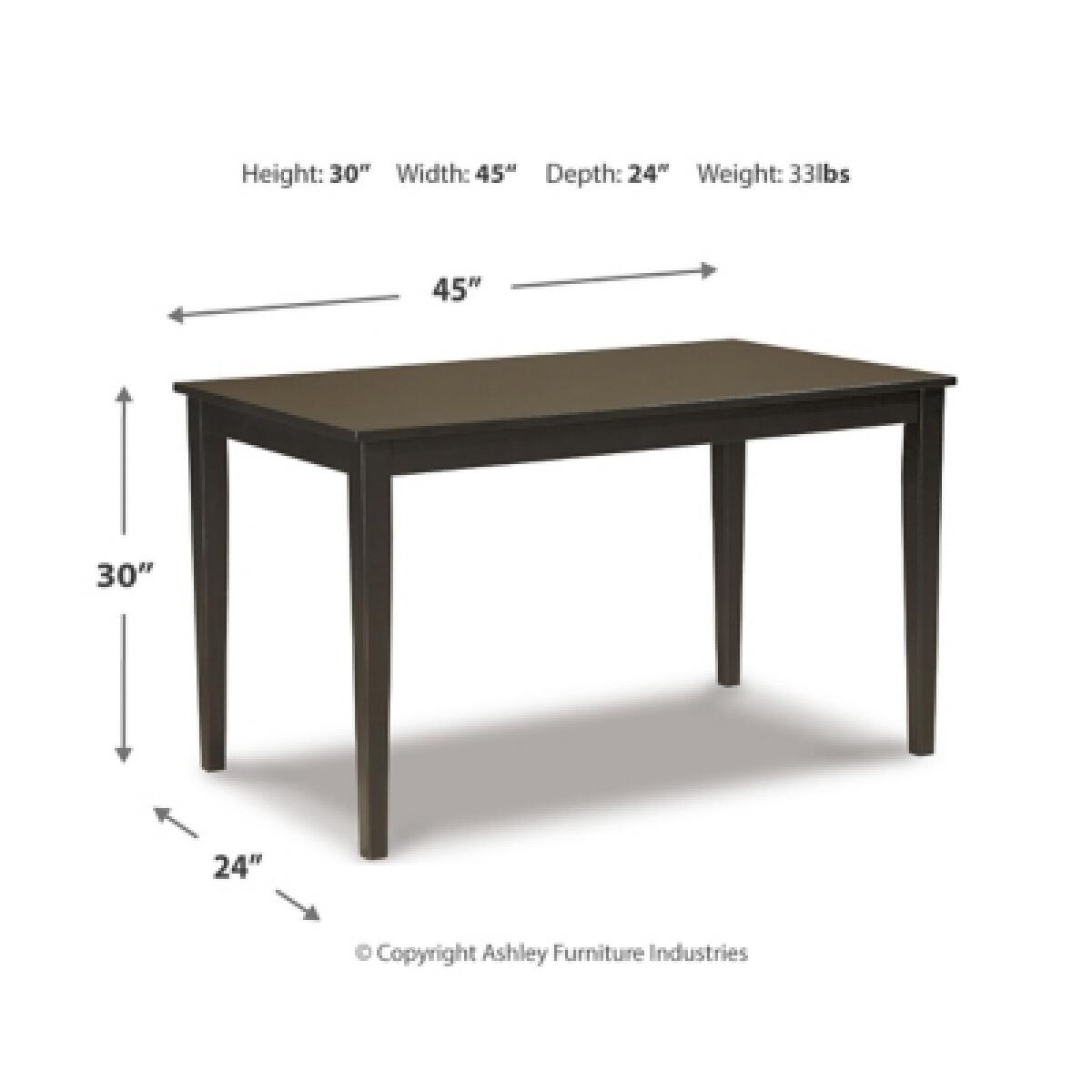 Kimonte Dining Table Dining Tables Ashley Furniture 27