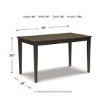 Kimonte Dining Table Dining Tables Ashley Furniture 41