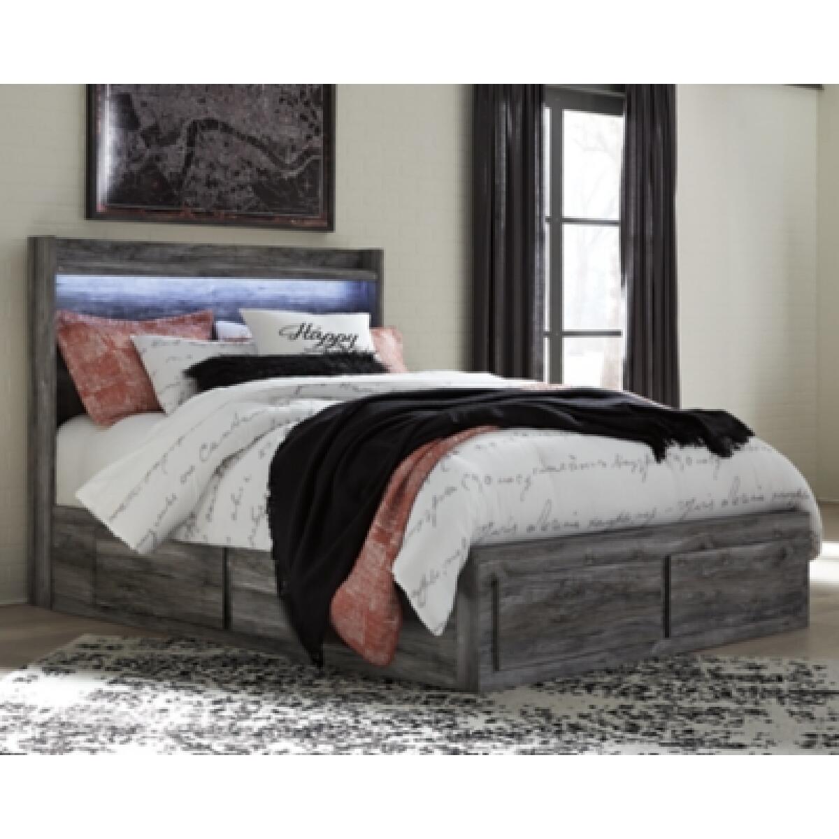 Baystorm Queen Panel Bed with 4 Storage Drawers Beds Ashley Furniture 6