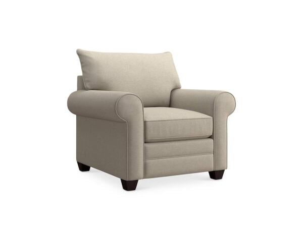 Alexander Roll Arm Chair Chairs Bassett Furniture