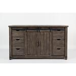 Madison County 60″ Barn Door Server Dining Storage Customizable 7