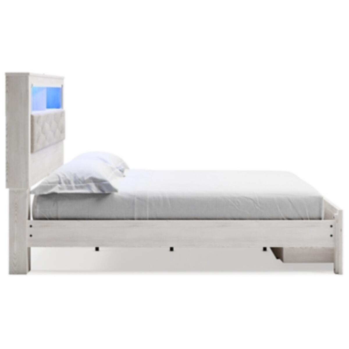 Altyra King Upholstered Bookcase Bed with Storage Beds Ashley Furniture 14