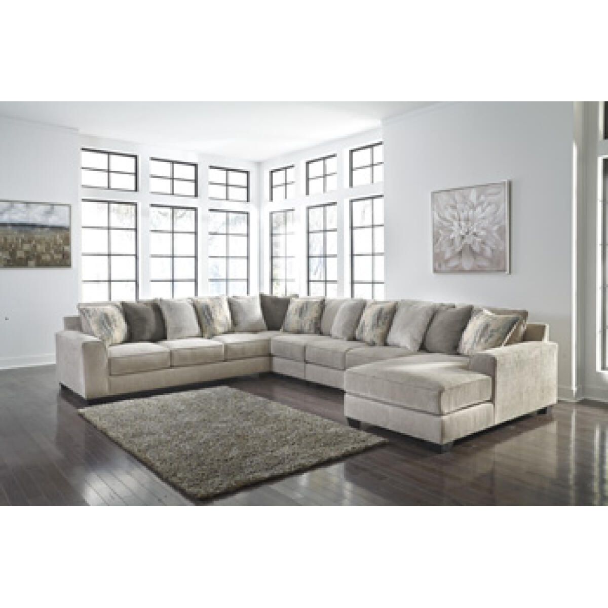 Ardsley 5-Piece Sectional with Chaise Sectionals Ashley Furniture 15