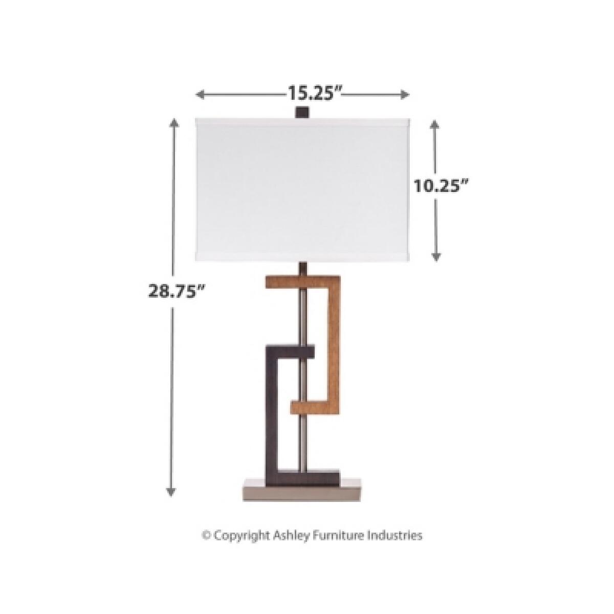 Syler Table Lamp (Set of 2) Lighting Ashley Furniture 13