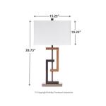 Syler Table Lamp (Set of 2) Lighting Ashley Furniture 21