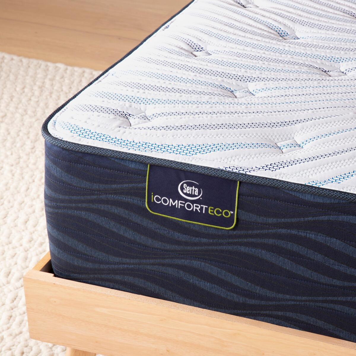 iComfort Enhanced Quilted Hybrid Plush California King Serta 6