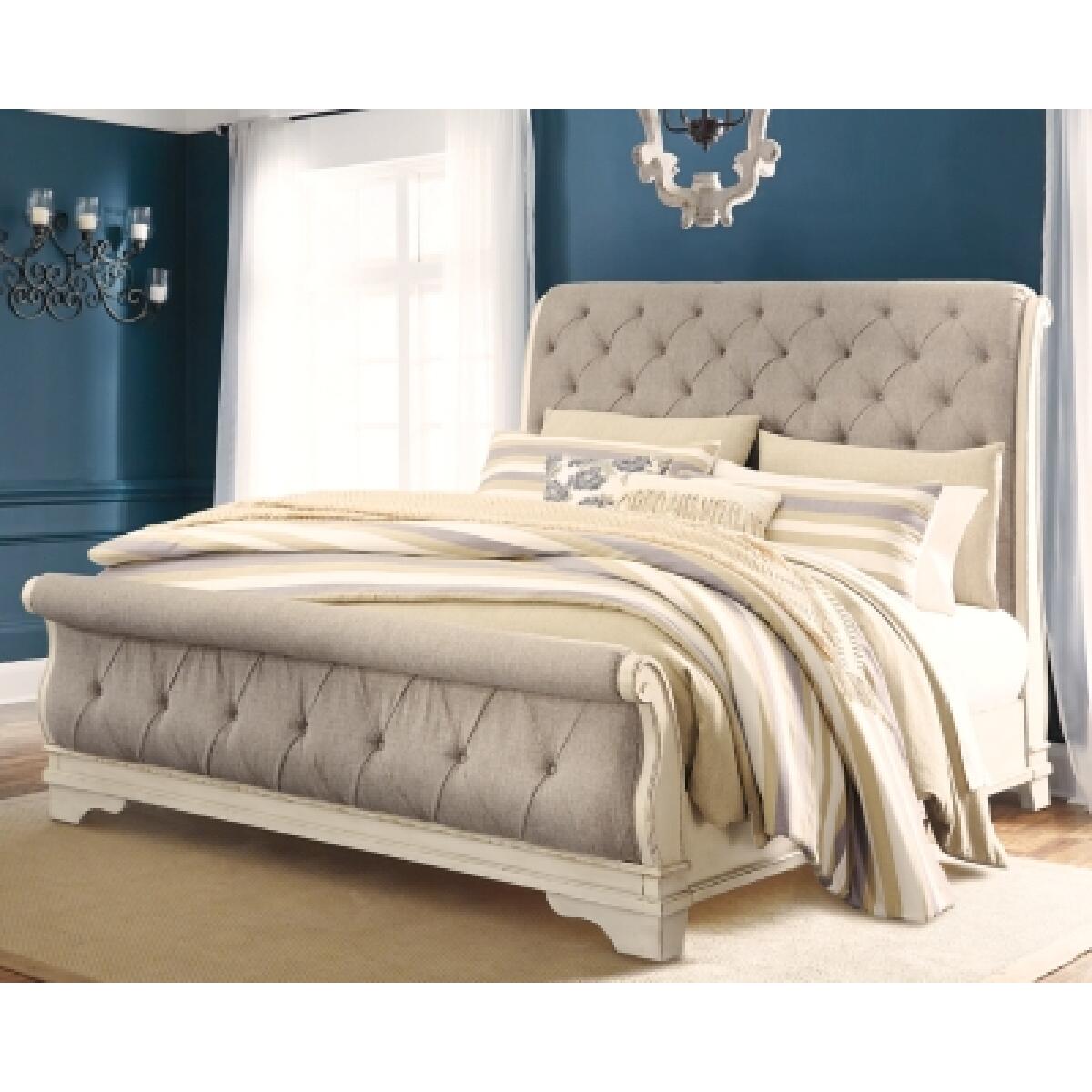 Realyn California King Sleigh Bed Beds Ashley Furniture 15