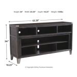 Todoe 65″ TV Stand Entertainment Stands Ashley Furniture 21