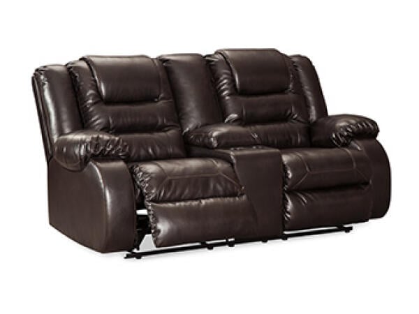Vacherie Reclining Loveseat with Console Loveseats Ashley Furniture