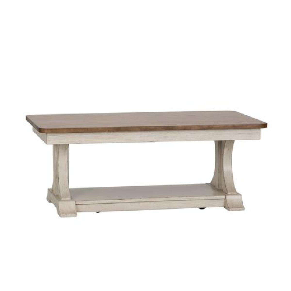 Farmhouse Reimagined Rectangular Cocktail Table Cocktail & Coffee Tables Liberty Furniture 6