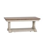 Farmhouse Reimagined Rectangular Cocktail Table Cocktail & Coffee Tables Liberty Furniture 11