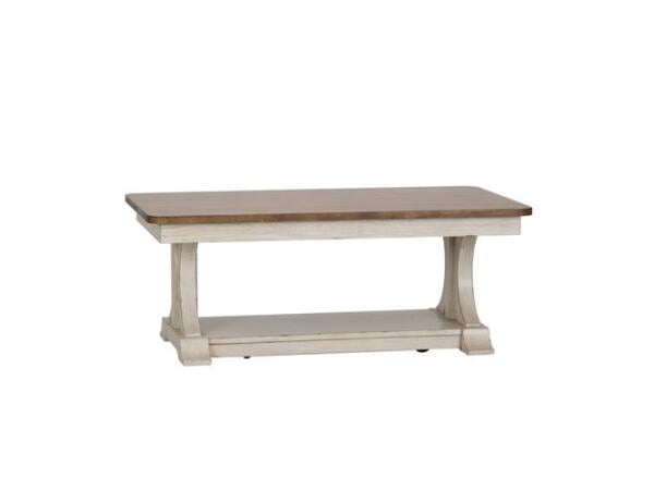 Farmhouse Reimagined Rectangular Cocktail Table Cocktail & Coffee Tables Liberty Furniture