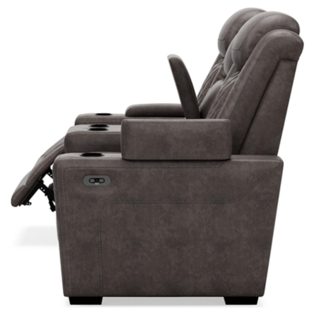 HyllMont Power Reclining Loveseat with Console Loveseats Ashley Furniture 28