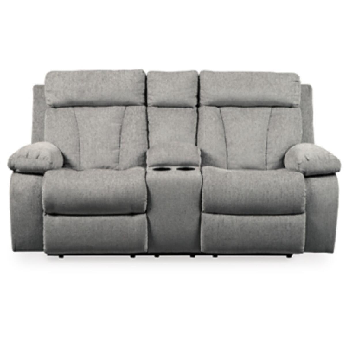 Mitchiner Reclining Loveseat with Console Loveseats Ashley Furniture 15