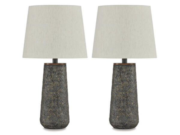 Brycestone Floor Lamp with 2 Table Lamps Lighting Ashley Furniture 19
