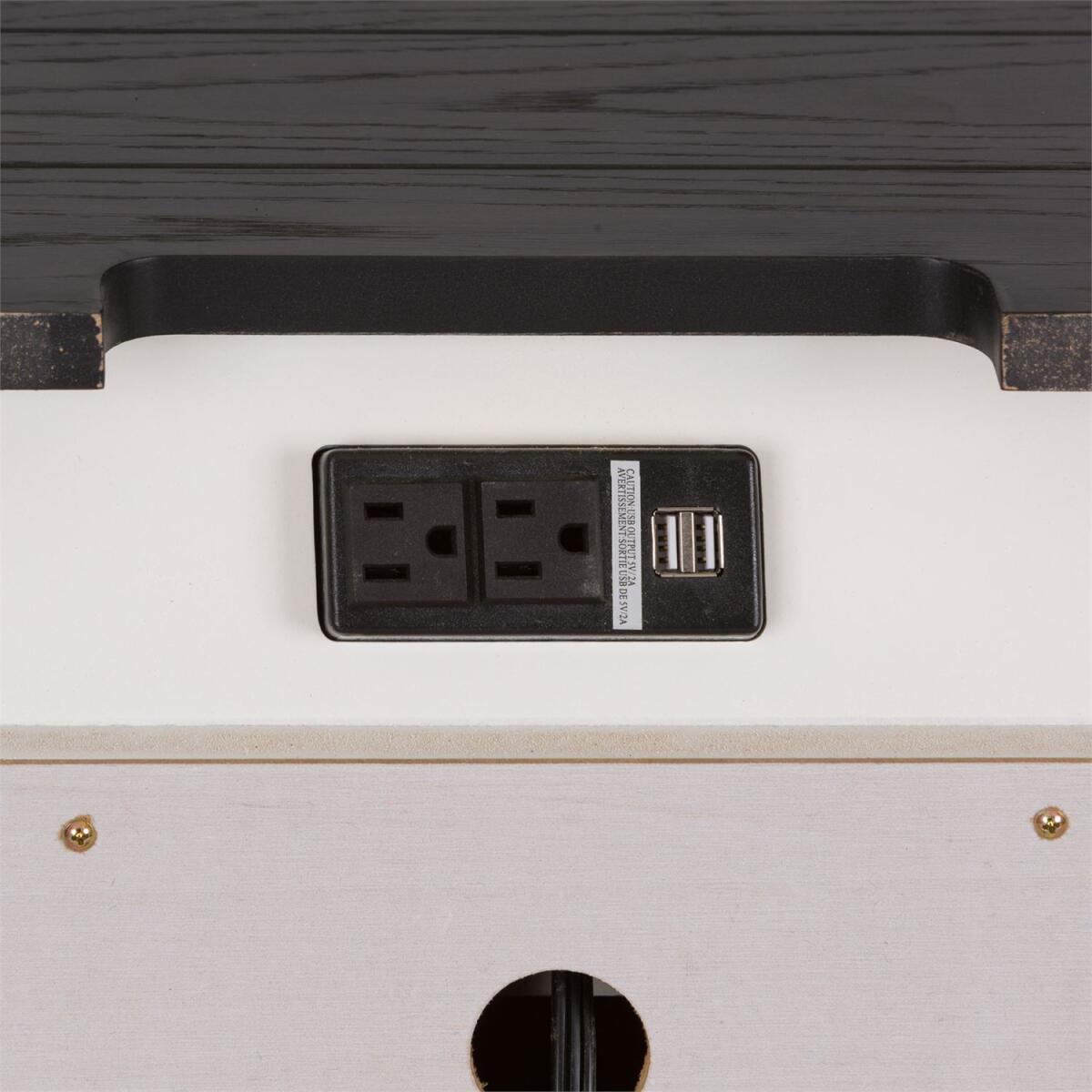 Allyson Park Night Stand w/ Charging Station Nightstands Liberty Furniture 6