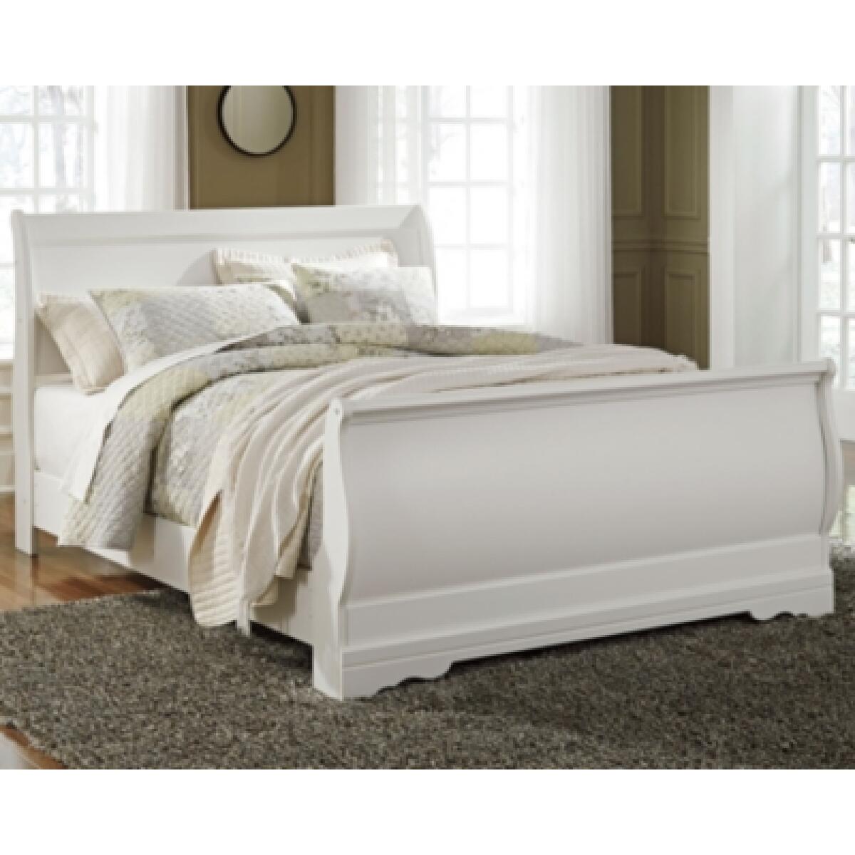 Anarasia Queen Sleigh Bed Beds Ashley Furniture 8