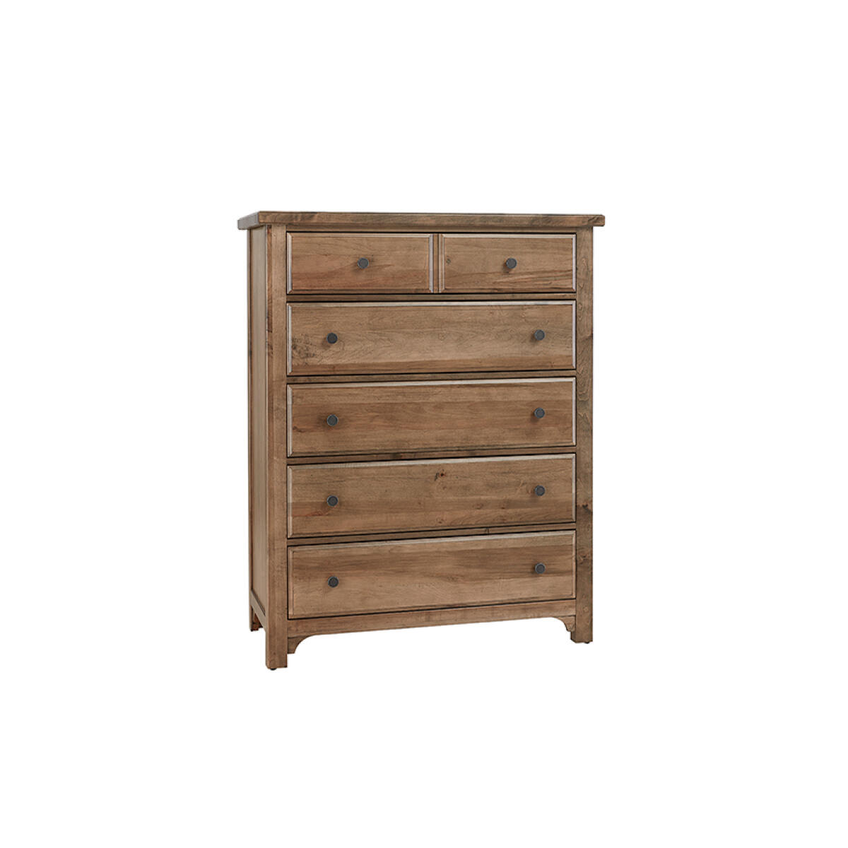 Cool Farmhouse 5 Drawer Chest Natural CF Chests 4