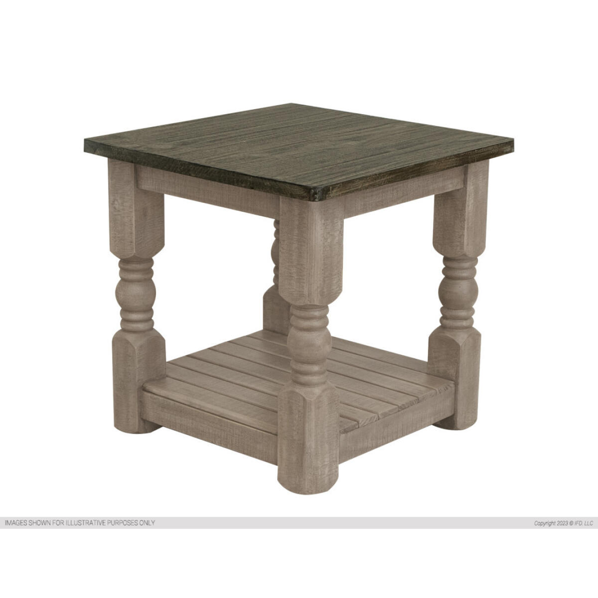 4091 Natural Stone Series End Table End tables International Furniture Direct 2