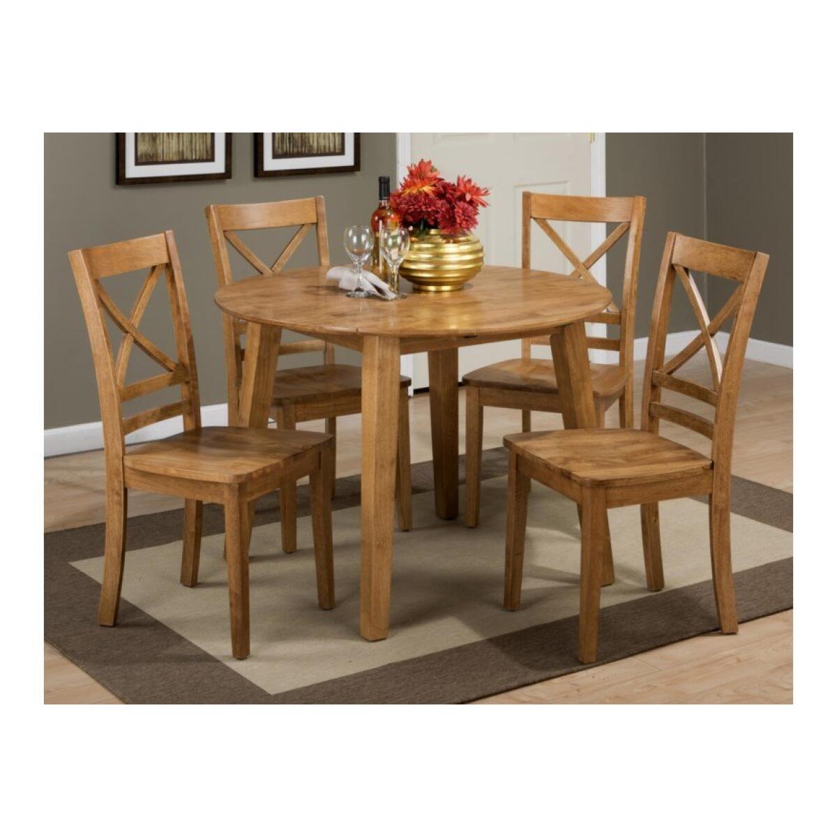 Simplicity Round Drop Leaf Table Dining Tables Jofran 8
