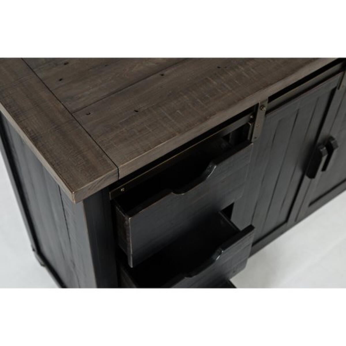 Madison County 60″ Barn Door Server Dining Storage Customizable 8
