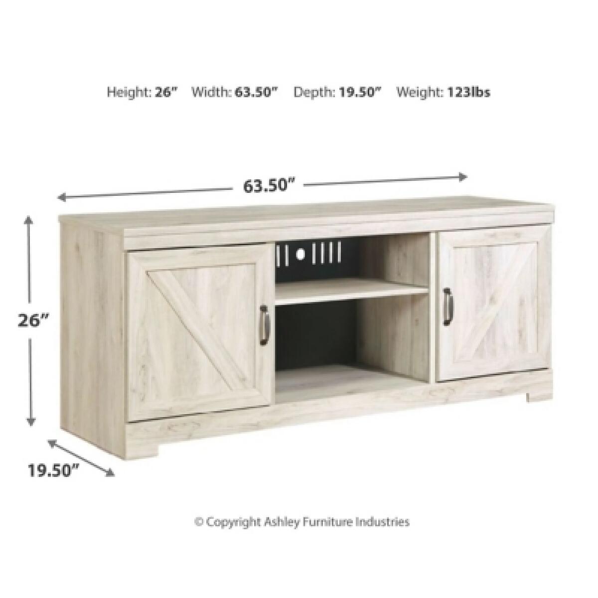 Bellaby 63″ TV Stand Entertainment Stands Ashley Furniture 13