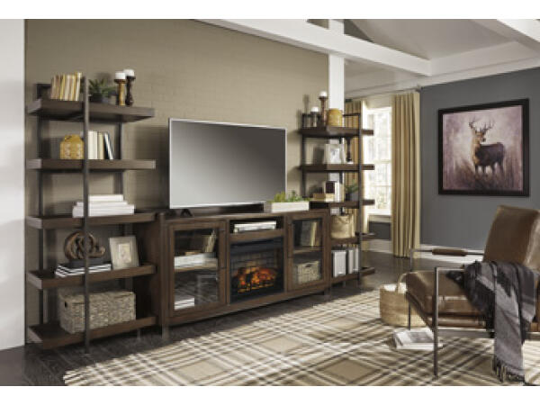 Starmore 3-Piece Wall Unit with Electric Fireplace Fireplaces Ashley Furniture