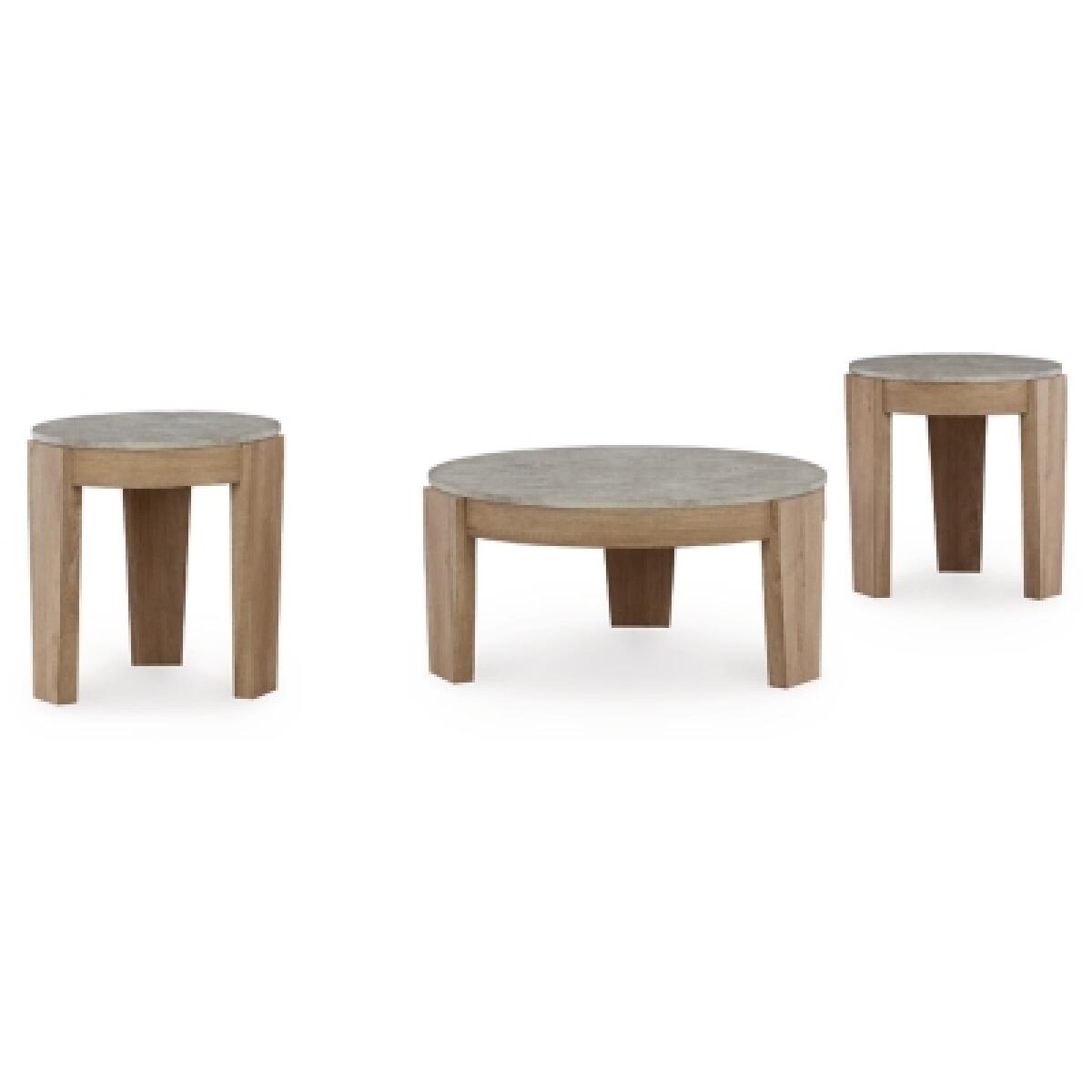 Guystone Table (Set of 3) Table Packages Ashley Furniture 11