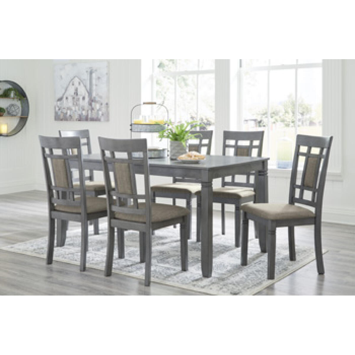 Jayemyer Dining Table and Chairs (Set of 7) Dining Tables Ashley Furniture 8