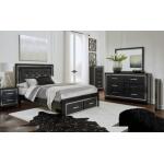 Kaydell Queen Upholstered Panel Bed with Storage - Image 7