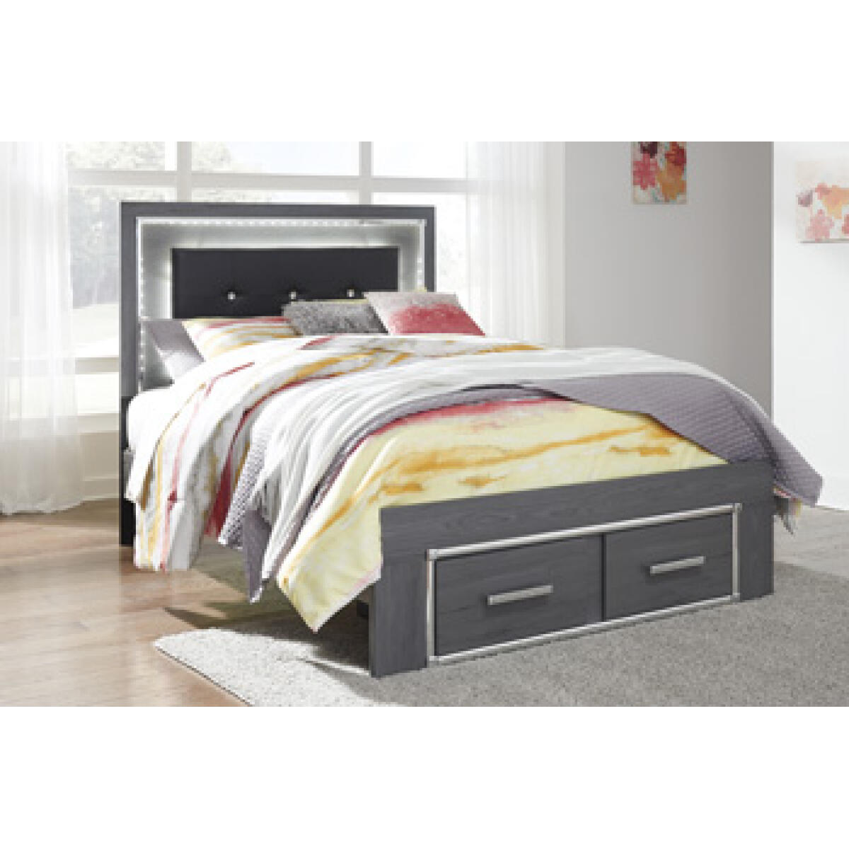 Lodanna Full Panel Bed with 2 Storage Drawers Beds Ashley Furniture 13