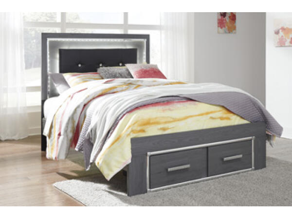 Lodanna Full Panel Bed with 2 Storage Drawers Beds Ashley Furniture