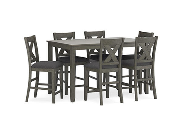 Caitbrook Counter Height Dining Table and Bar Stools (Set of 7) Dining Tables Ashley Furniture