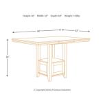 Ralene Counter Height Dining Extension Table Dining Tables Ashley Furniture 37